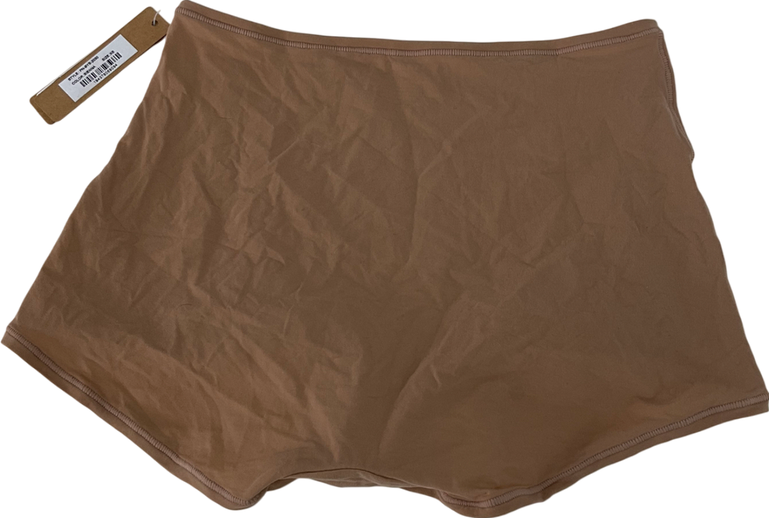 SKIMS Nude Seamless Boy Shorts In Sienna UK XS