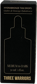 three warriors Hydrabronze Tan Drops  Medium/dark 30ml