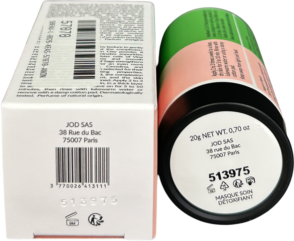 Jod Detoxifying Skincare Mask 20g