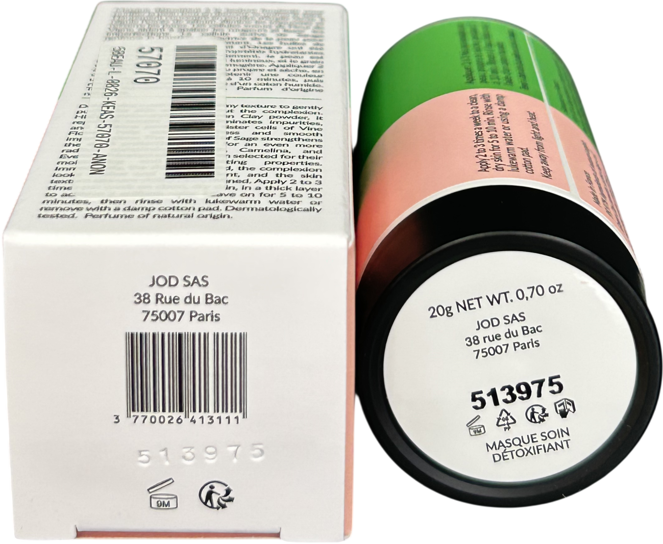 Jod Detoxifying Skincare Mask 20g