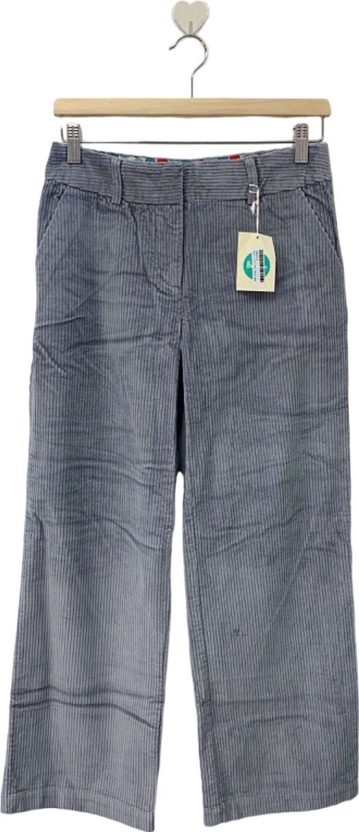 Boden Grey Corduroy Trousers UK 8P