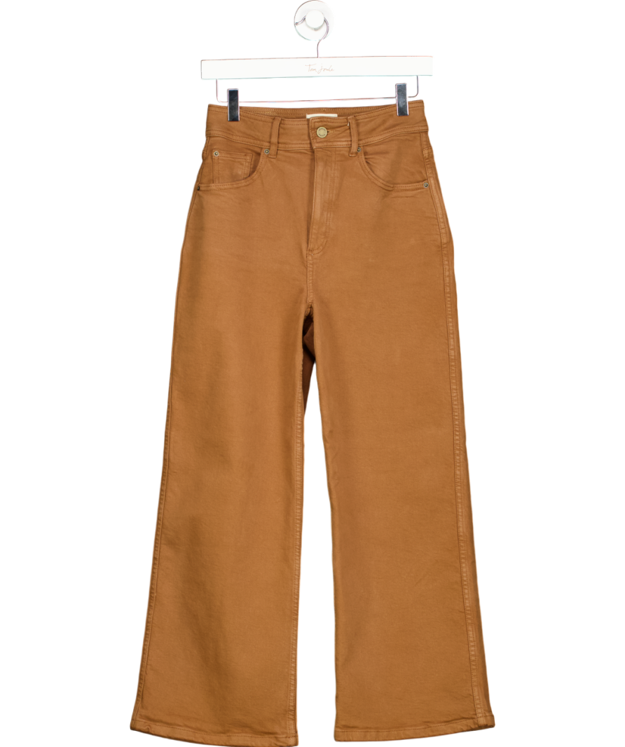 Sezane Brown Le Crop Jeans UK 8