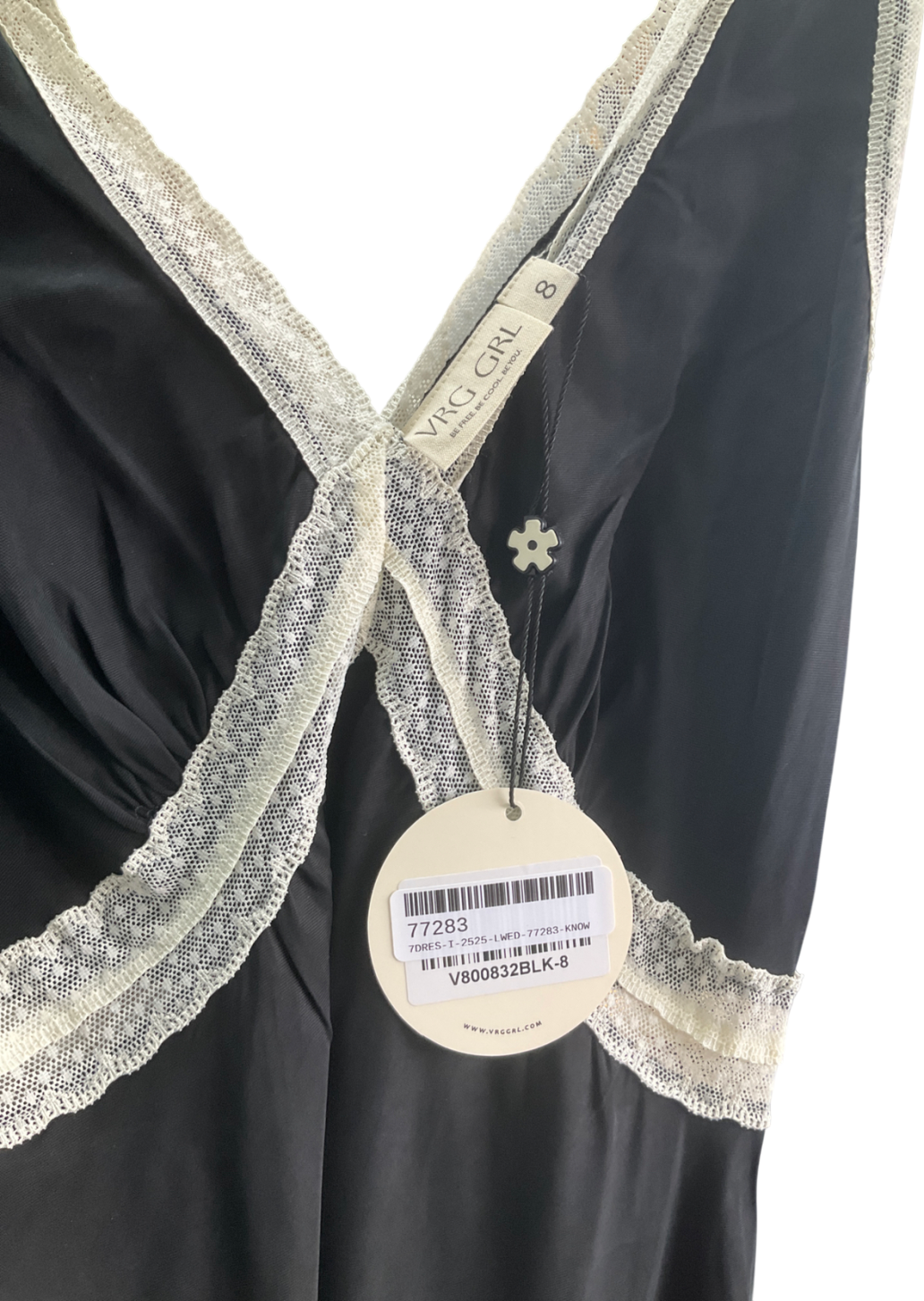 vrg grl Black Meet Me On The Dance Floor Bias Cut Maxi Dress UK 8