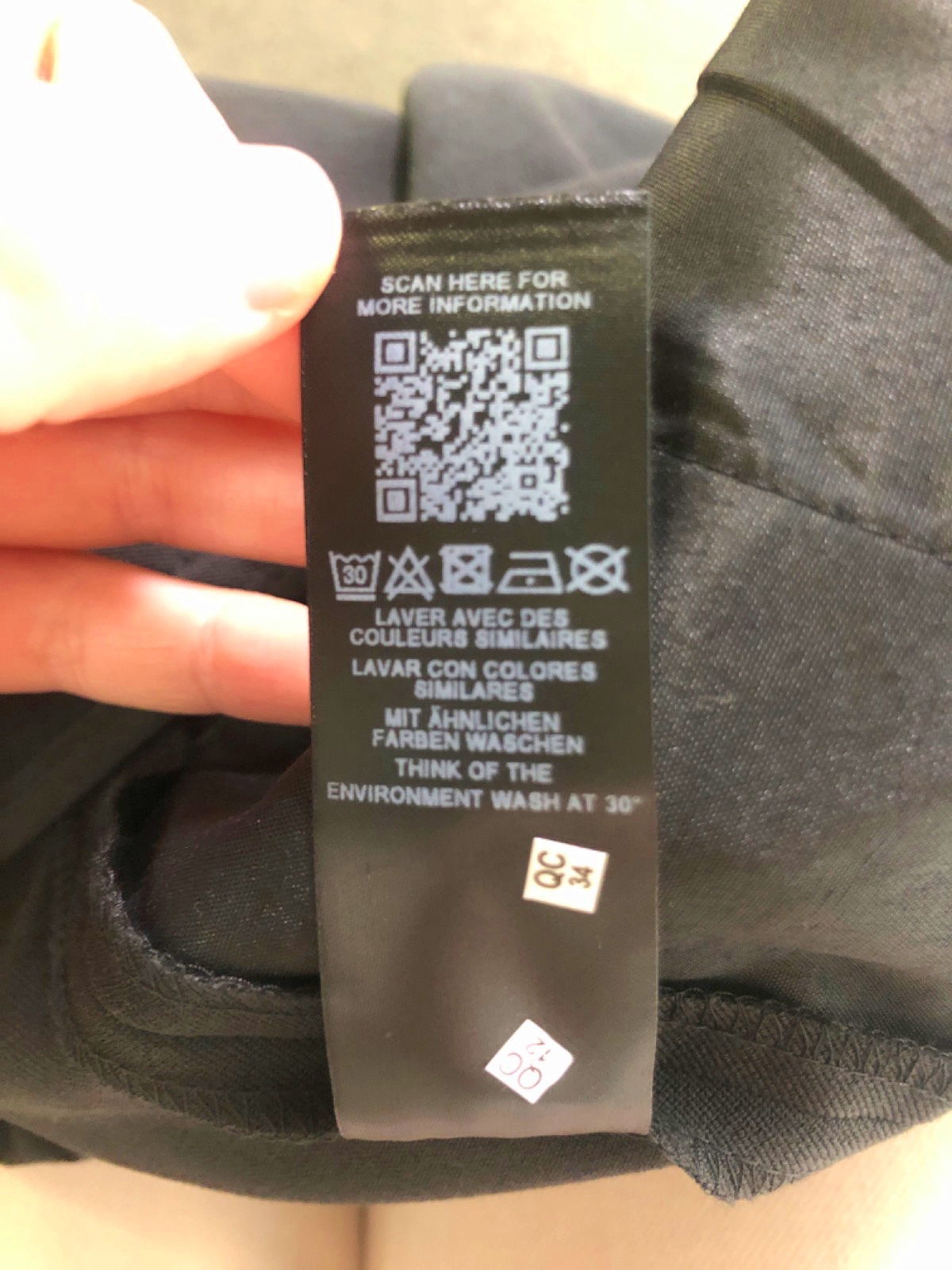 ASOS Black Joggers W32 L32