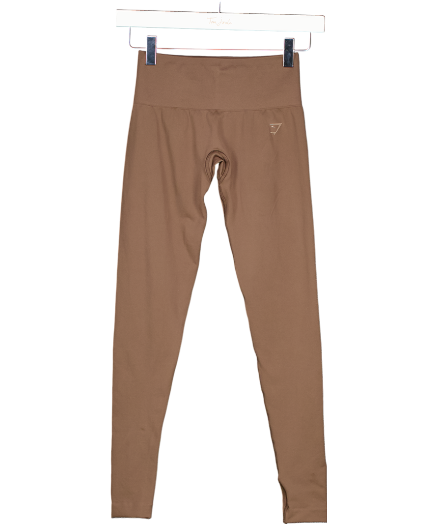 gymshark Brown Soft Sculpt Leggings UK XS