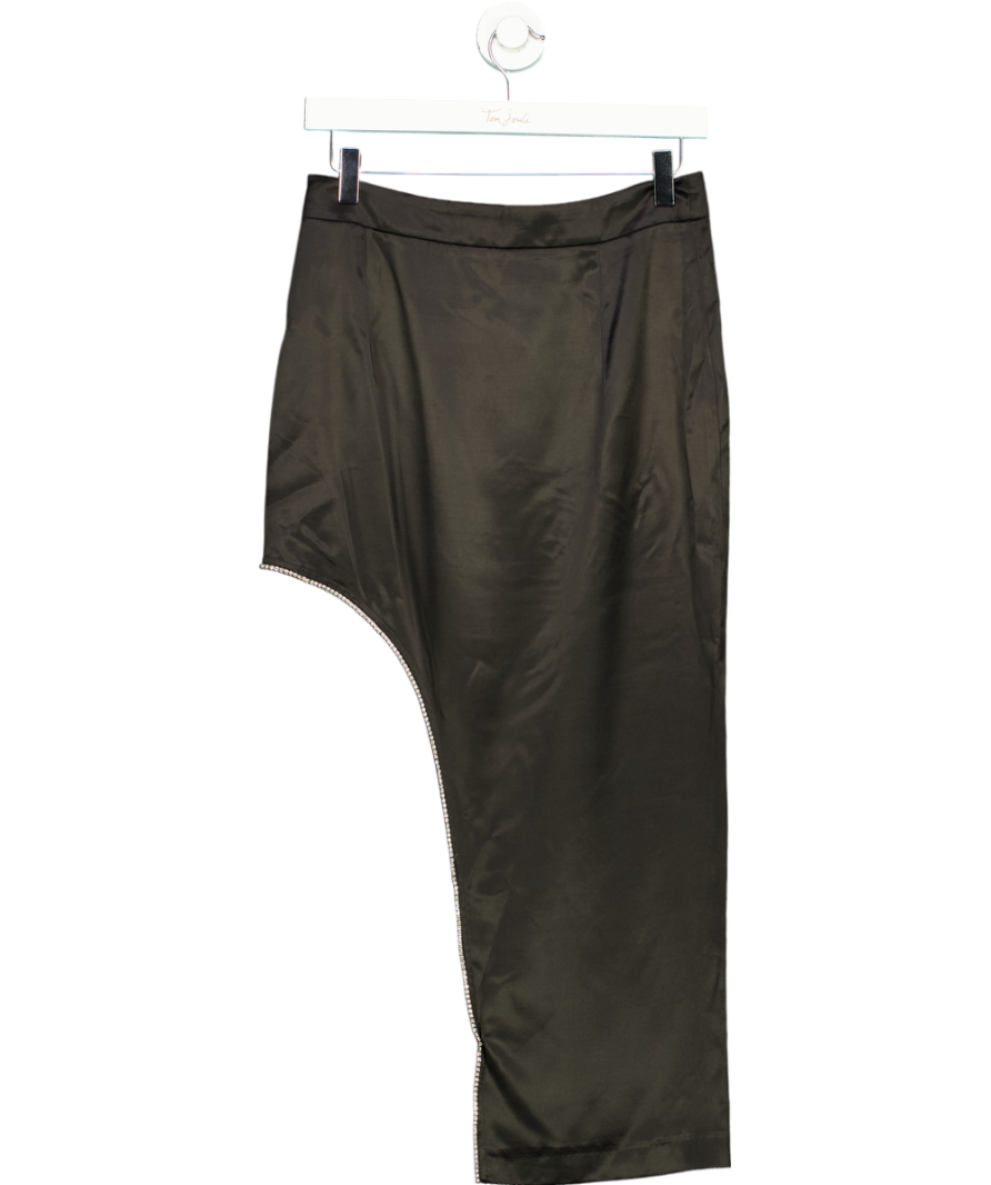 ZARA Black Diamante Detail Skirt UK XS