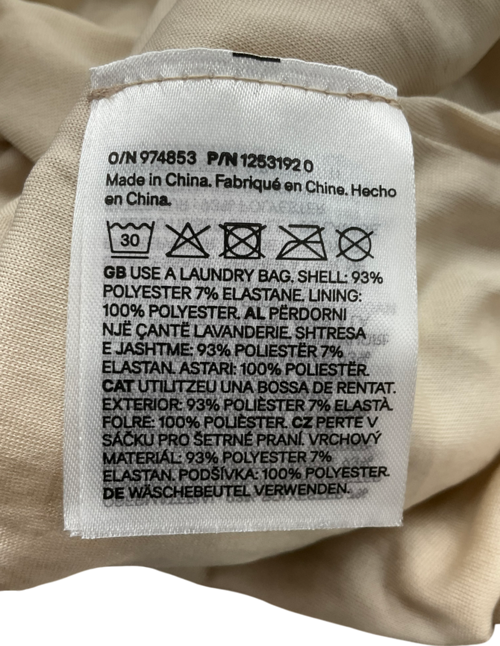 H&M Metallic Sequin High Neck Top UK XL