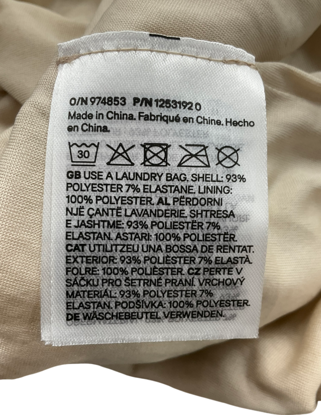 H&M Metallic Sequin High Neck Top UK XL