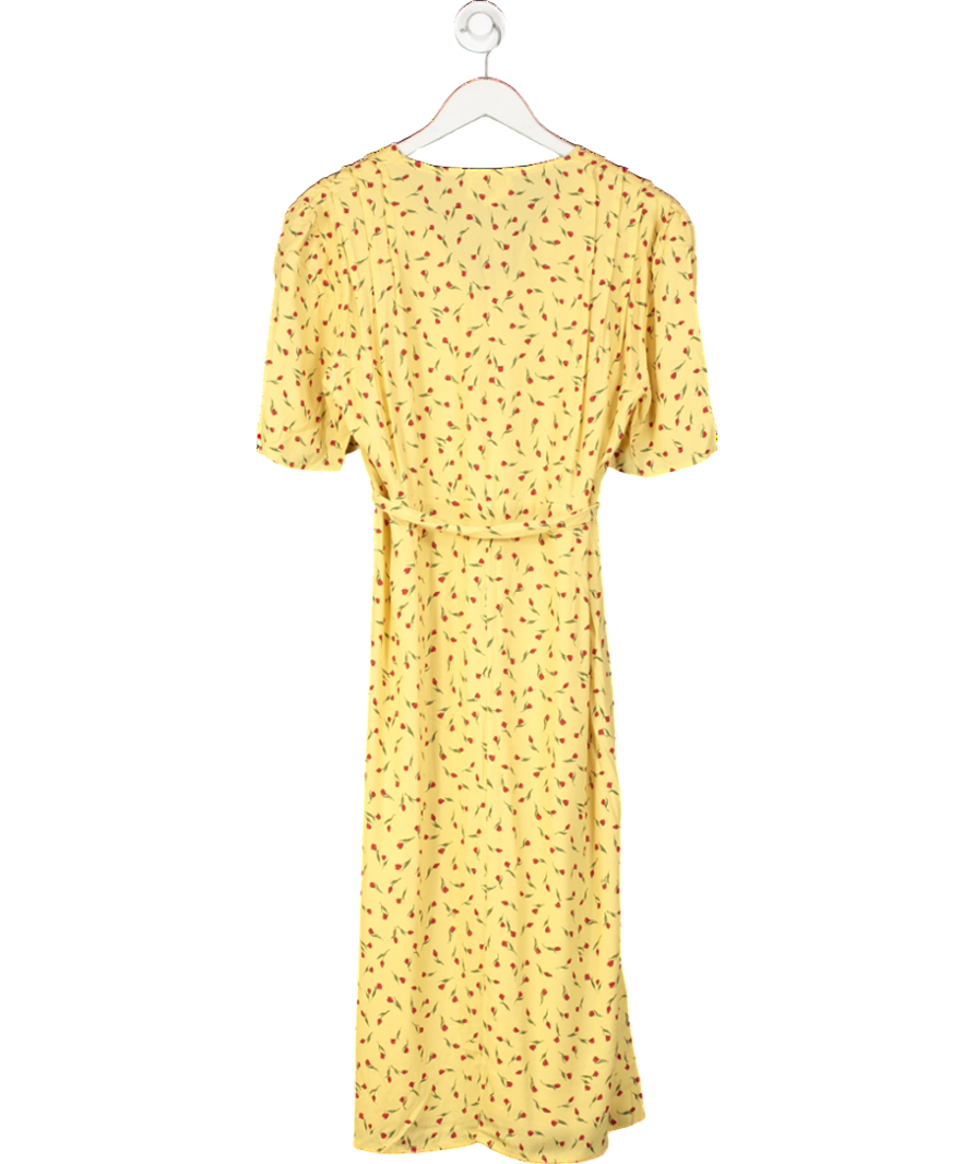 Rouje Yellow Anais Dress UK 14