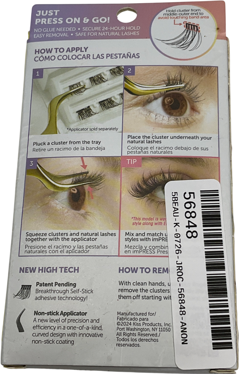 Impress Press On 01 Single Lashes 12 91039 12