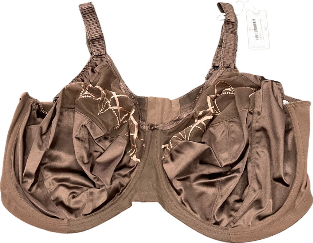 Elomi Lingerie Brown Cate Full Cup Bra UK 44K