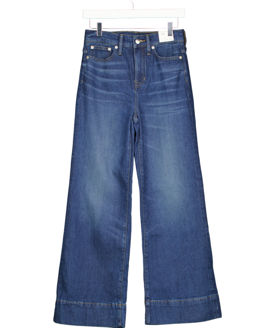 J Crew Blue 96' Denim Trouser Jeans Petite W24