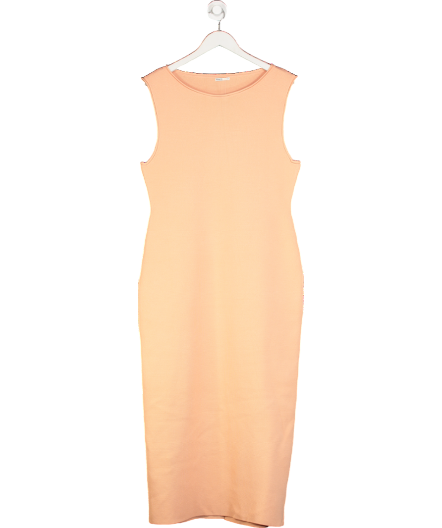 House of CB Orange Sleeveless Knitted Dress UK XL
