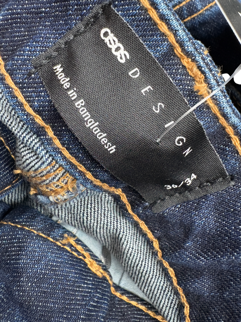 ASOS Blue Wide Leg Jeans W36