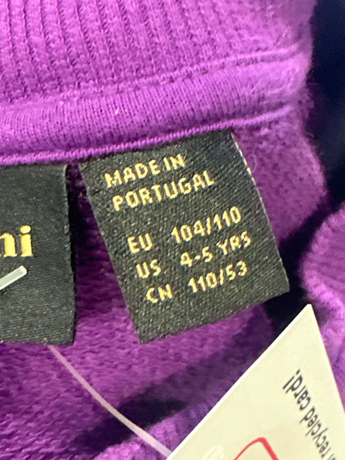 Mini Rodini Purple 'Save the Galgo' Sweatshirt UK 4-5 yrs