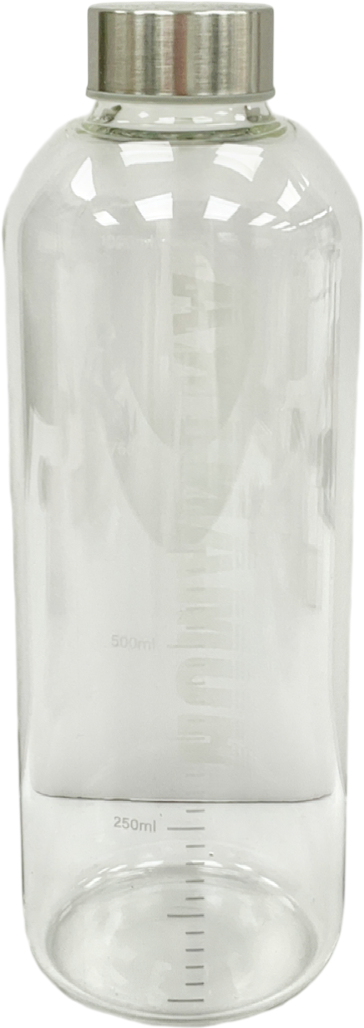 HUMANTRA Metallic 1l Glass Water Bottle One Size