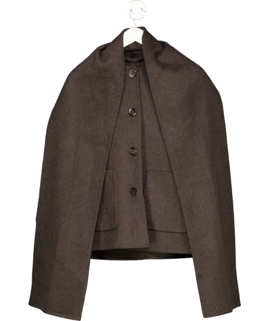 FOREVER NEW Grey Stella Scarf Coat UK 8