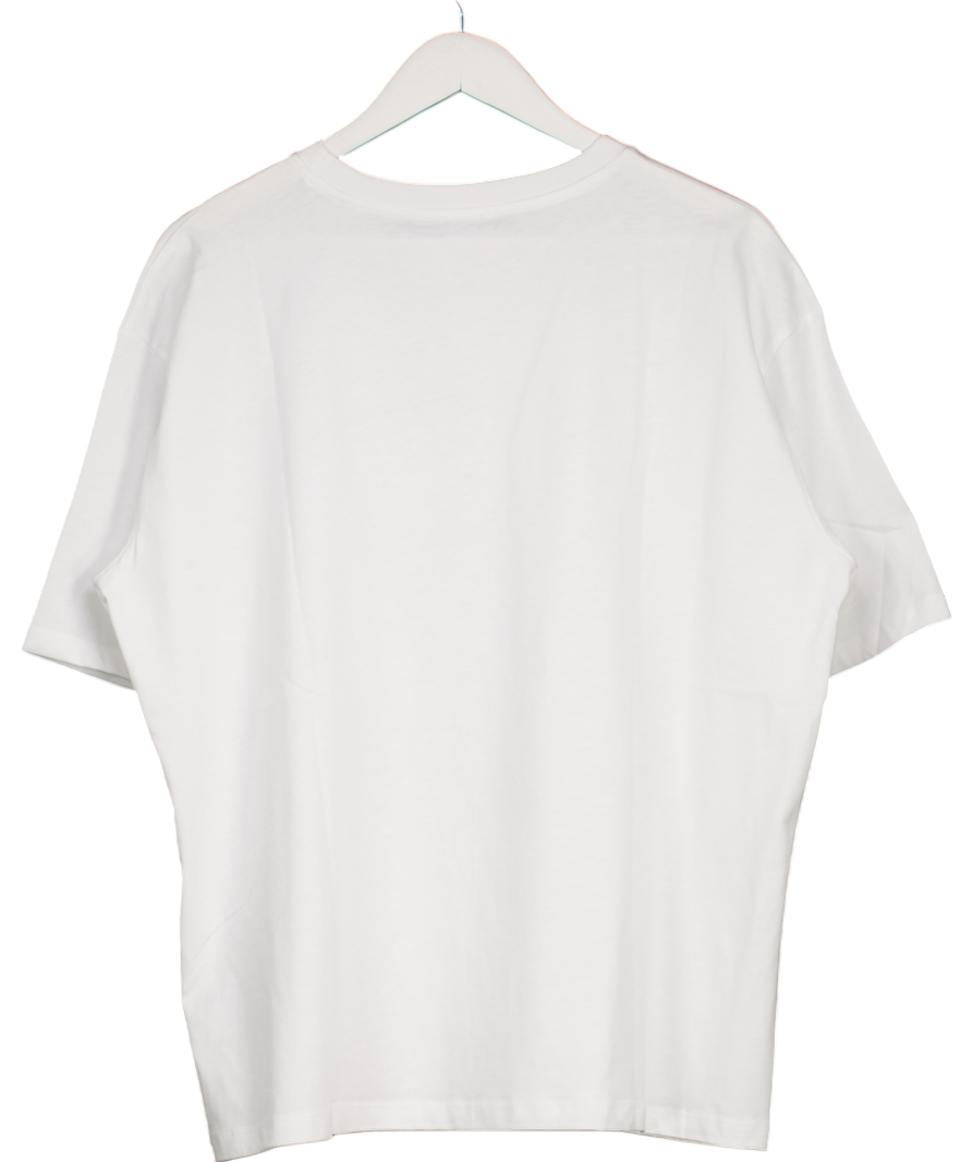 Threadbare White Martini Printed T-shirt UK 12