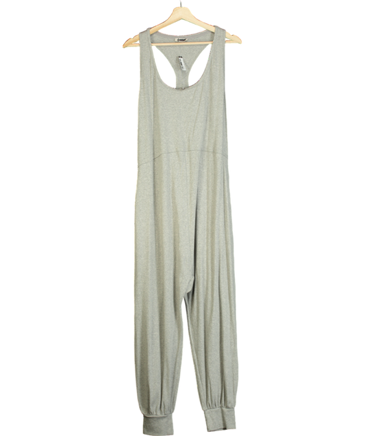 Free People Grey Intimately Downtime Romper UK L