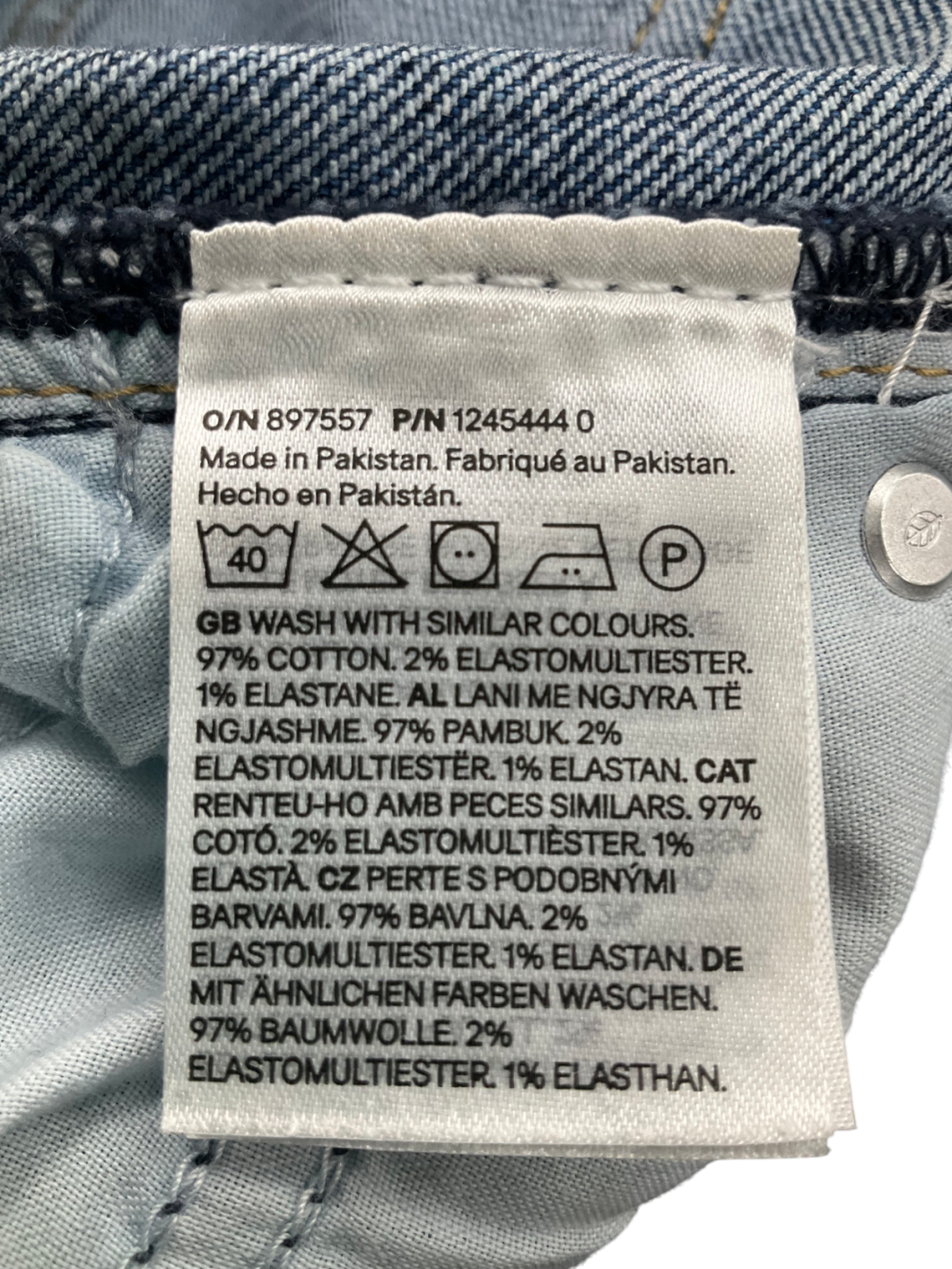 H&M Blue Mama Straight Jeans UK S