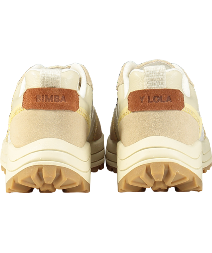 VEJA Beige X Bimba Y Lola Leather Trainers UK 7 EU 40 👠