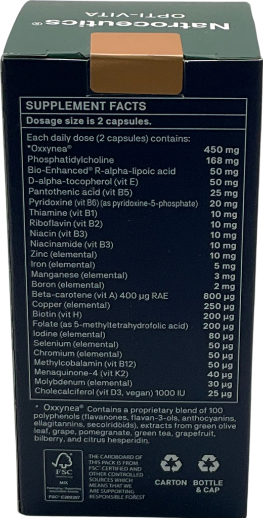 natroceutics Opti-vita Complex 60 capsules