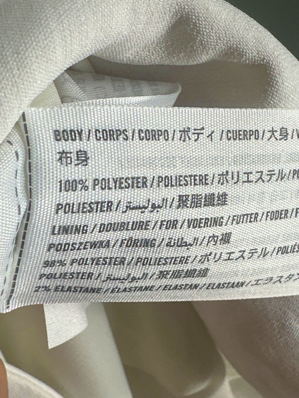 Abercrombie & Fitch White Sleeveless Button Front Dress UK L