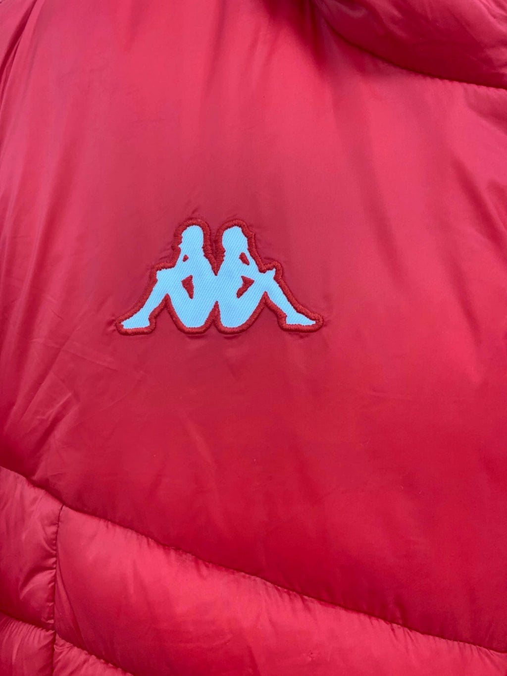 Kappa Red West Bridgford Football Club Puffer Jacket UK XL