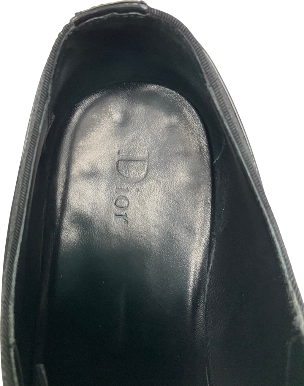 Christian Dior Black Patent Lace Up Oxford Shoe UK 7 EU 41 👞
