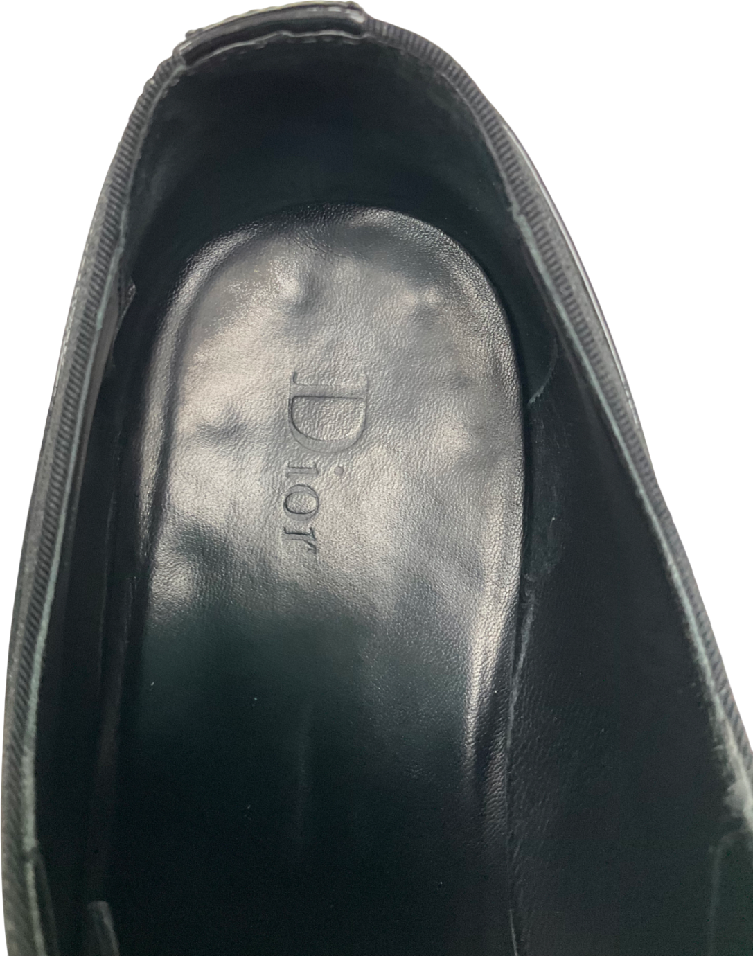Christian Dior Black Patent Lace Up Oxford Shoe UK 7 EU 41 👞