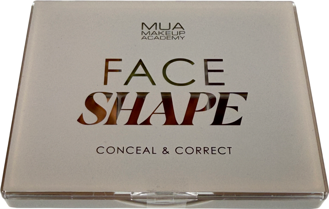 MUA Face Shape Palette, Conceal & Correct, 6 Cream Shades | Cream Colour Correcting Palette Targets Redness & Dark Circles, With Vitamin E For Face, Eyes & Cheeks, Vegan & Cruelty Free 18g