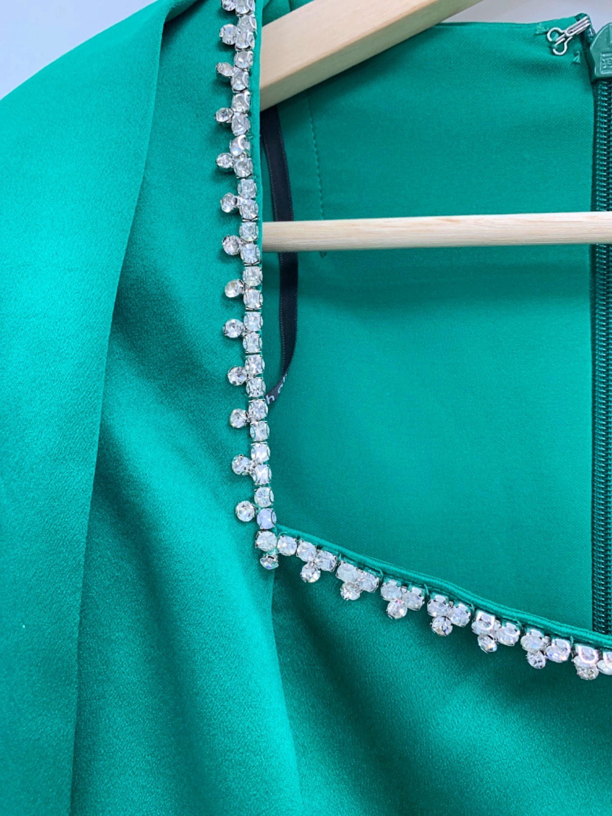 Lavish alice green cape dress online