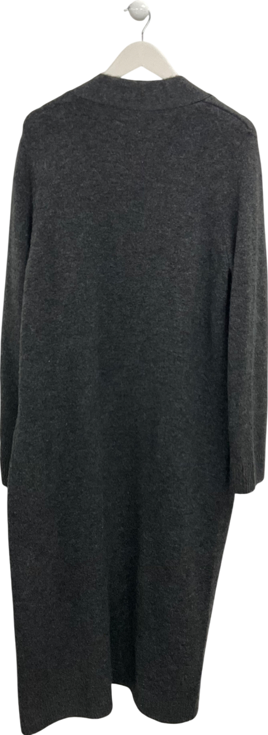ZARA Grey Longline Cardigan UK M