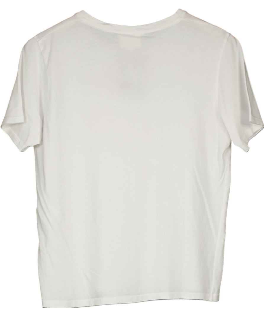 Sezane White Cotton T-shirt UK M