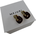 MEJURI 18k Yellow Gold Vermeil Stevie Reversible Hoop Earrings