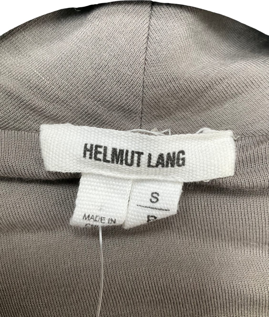 Helmut Lang Grey Vellos Asymmetric Sweater UK S