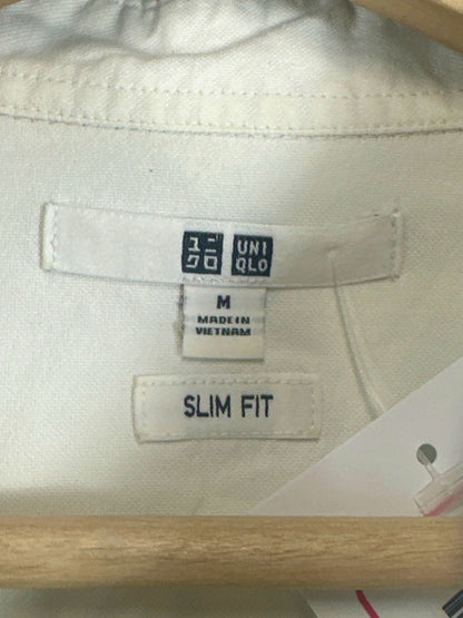 Uniqlo White Slim Fit Shirt UK M