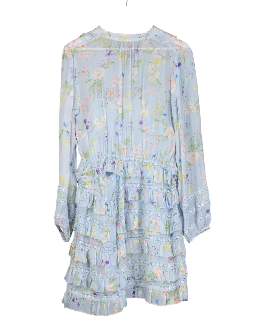 By Malina Blue Floral Print Dress UK L