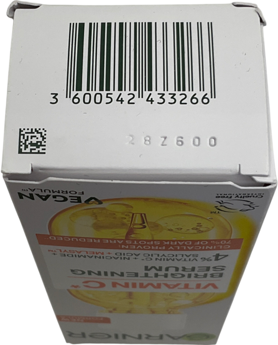 Garnier Brightening Serum, 4% Vitaminc C, Niacinamide & Salicylic Acid, Anti Dark Spots 30ml