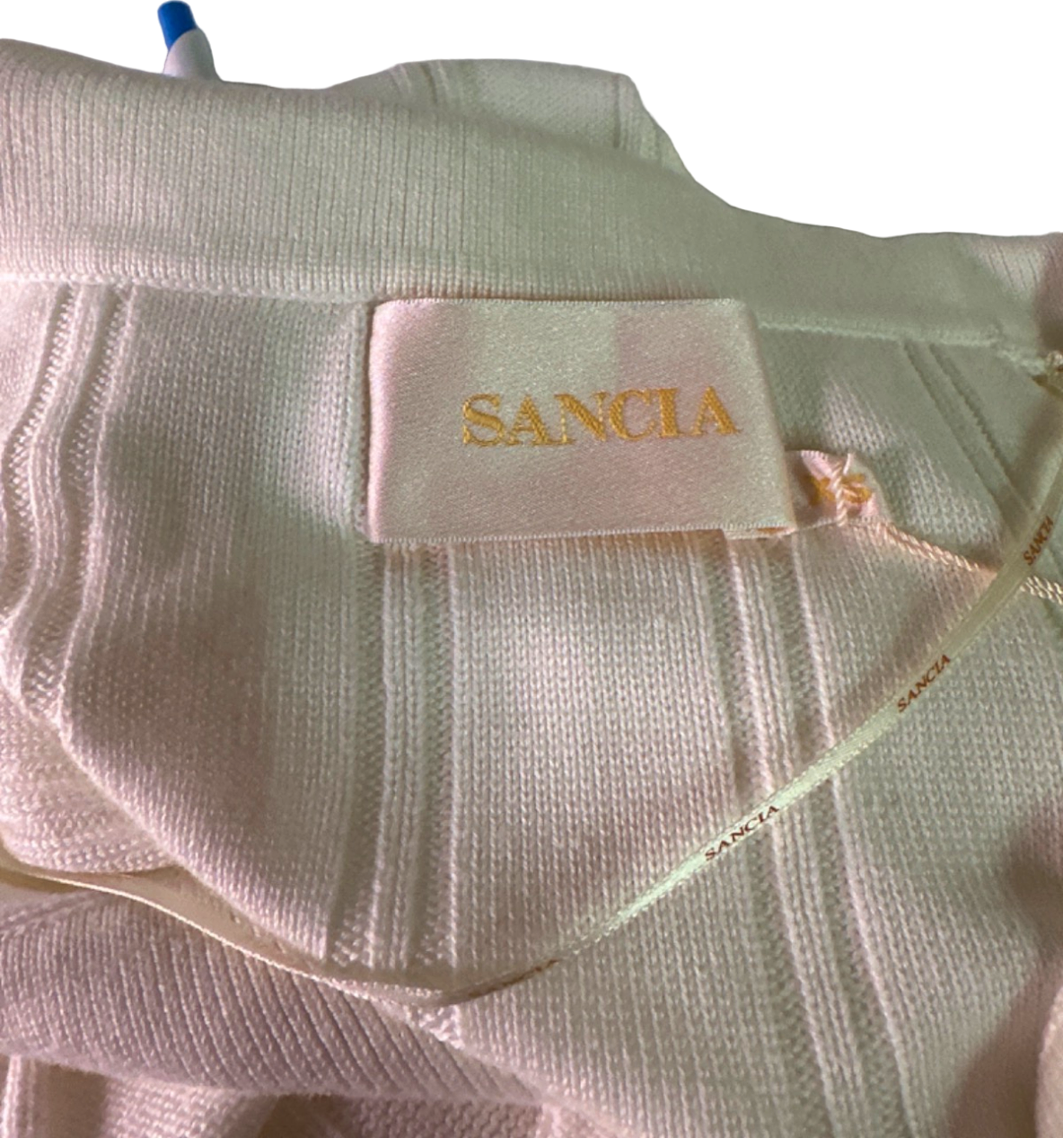 Sancia White Knit Dress UK XS