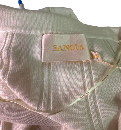 Sancia White Knit Dress UK XS