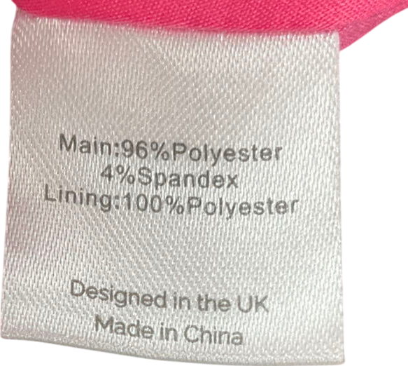 SLA the label Hot Pink Diamanté Sleeved Blazer UK L