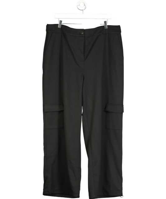 TALA Black Everyday Tailoring Adjustable Multiway Cargo Trousers UK XXL