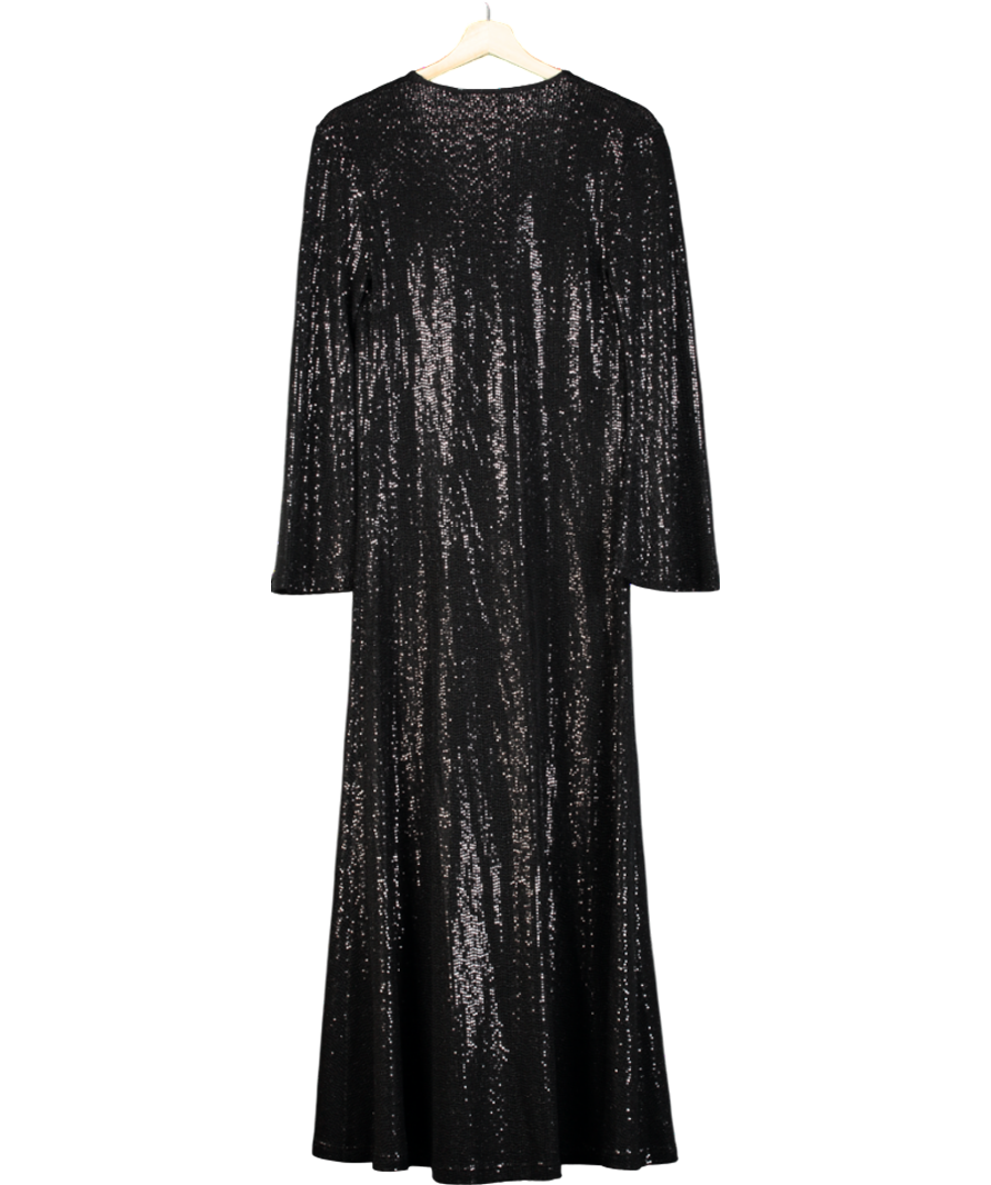 Dodo Bar Or Black Nina Embellished Maxi Dress UK 8