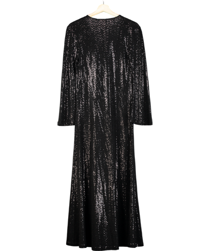 Dodo Bar Or Black Nina Embellished Maxi Dress UK 8