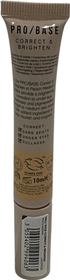 MUA Luxe Pro/base Correct & Brighten Peach Medium 10ml