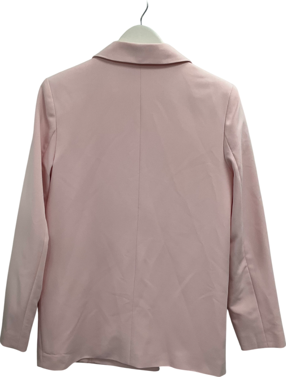 Primark Pink X Rita Ora Oversized Double Breasted Blazer UK XS