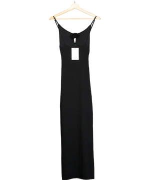 Maison Essentiele Black Knitted Maxi Dress UK 6