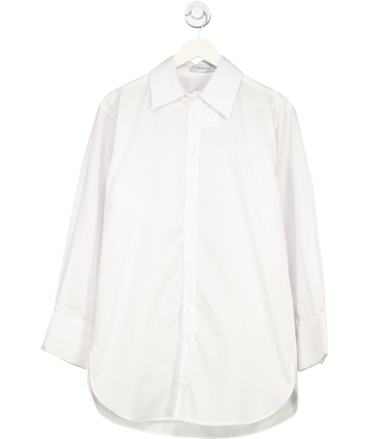 De Rococo White Oversized Poplin Button Down Shirt UK S