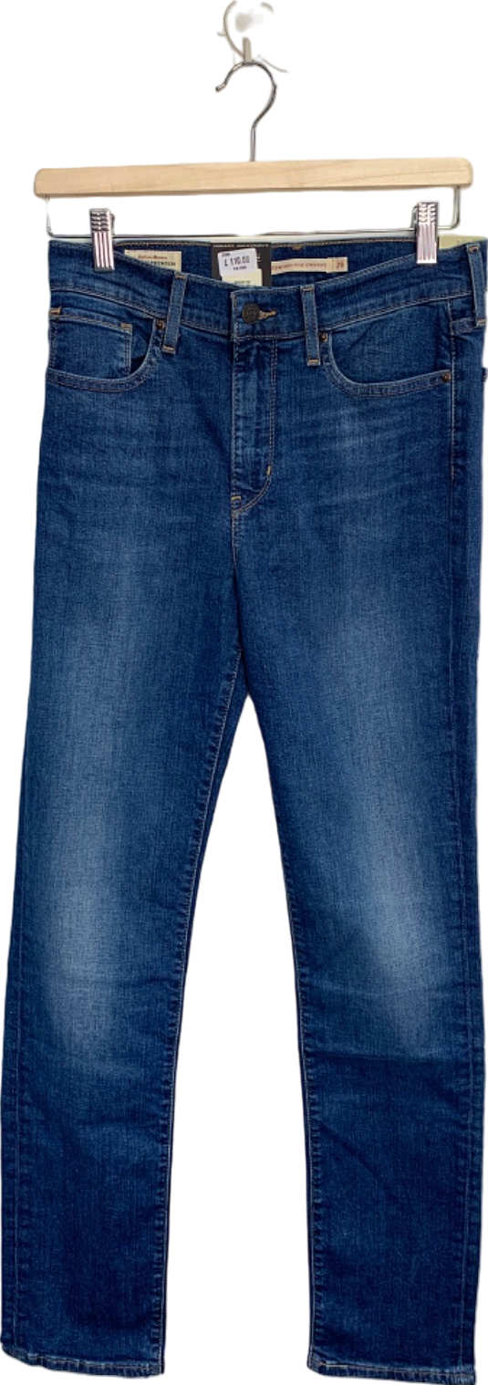 Levi's Blue 724 High-Rise Slim Straight Jeans  W29